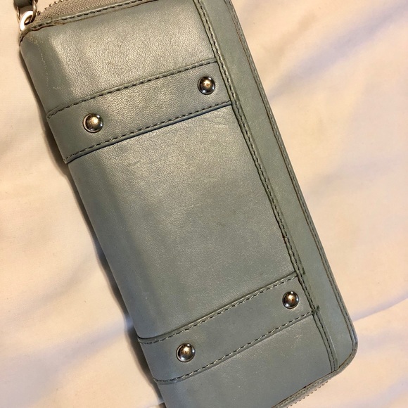 Blue coach wallet - Picture 4 of 5